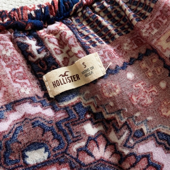 Hollister Boho Off-the-Shoulder Ruffle Crop Top – Size Small - Picture 6 of 10